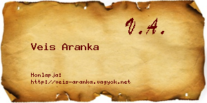 Veis Aranka névjegykártya